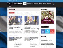 Tablet Screenshot of lajornadanet.com